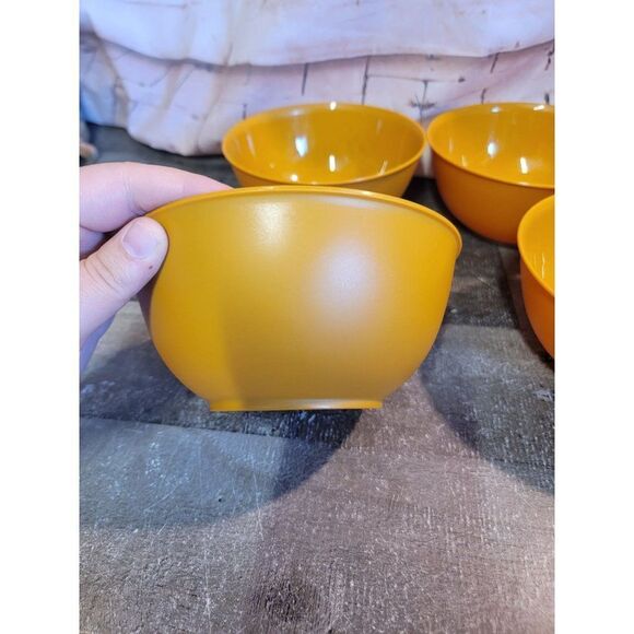 Fall orange plastic Bowl set home decor - Picture 4 of 5